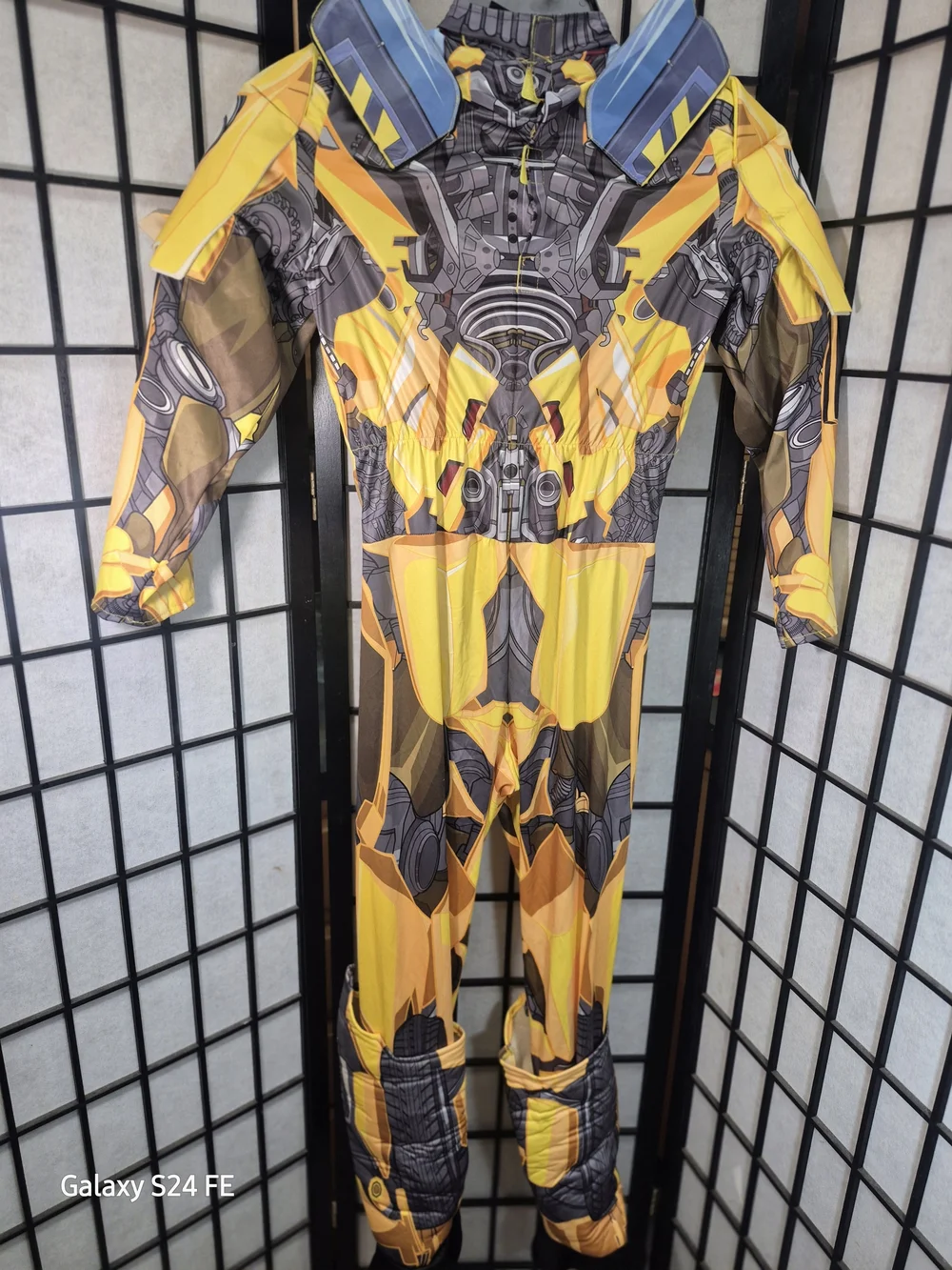 Transformers Bumblebee Mask & Costume 2pc Set Size L (10-12)